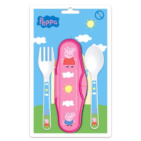 Peppa Pig 2 Piece Cutlery Travel Set £4.29